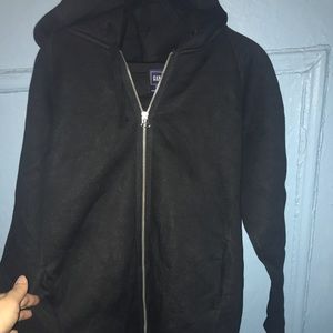 Gap Black Neoprene Scuba Hoodie
